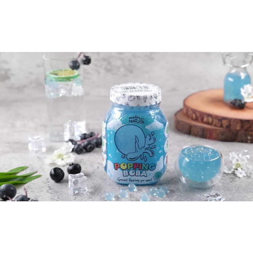 

POPPING BOBA BLUEBERRY 500 GRM TERMURAH / TOPPING MINUMAN KEKINIAN