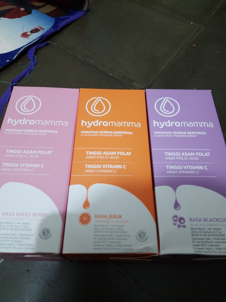 Paket 3 Box Hydromamma gratis Tumbler Original Hydromama
