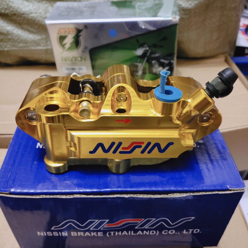 Kaliper Monoblock Gold 4p Cnc Monoblock Nssin 4p