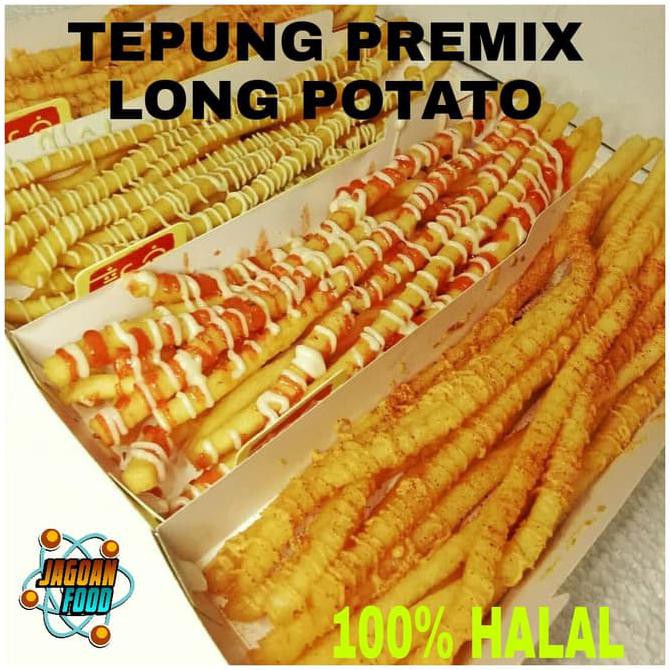 

GRATIS ! Tepung premix long potato atau kentang panjang anti gagal 500grm