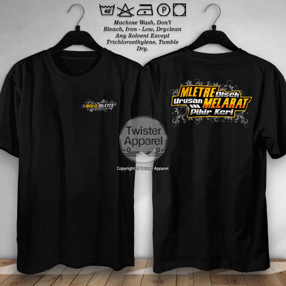 Kaos Mletre Asek Urusan Mlarat Pikir Keri Baju Distro Viral Tiktok Mletre Genk Cotton Combed 30s - T