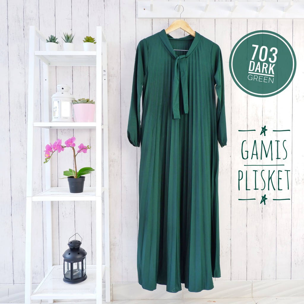 GAMIS PLISKET PAYUNG 703 MAXY DRESS PLISKET TERUSAN PRISKET PLEATED DRESS PLISKET MAYUNG FLOWY