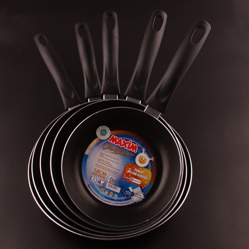 Teflon Maxim Valentino ukuran 18cm,20cm,22cm,24cm,26cm