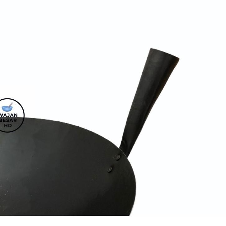 Terbaru WAJAN BESAR 50 CM BAJA HITAM TEJ