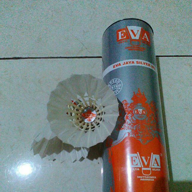 Shuttlecock eva jaya silver orange