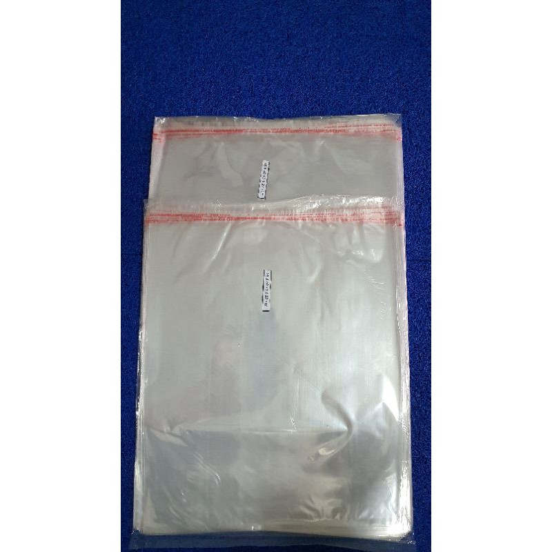 

Plastik Opp Seal Lem Perekat Kemasan Baju Celana 35x40 Cm Tebal 20 Micron