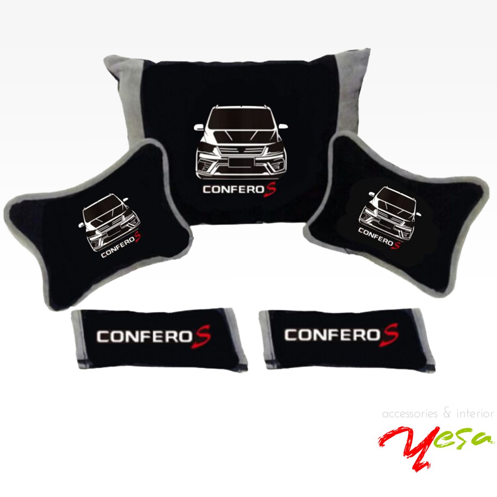 Bantal mobil Wuling Confero S 4 in 1 Aksesoris