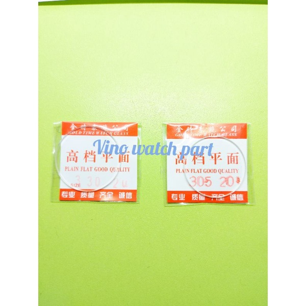 Kaca Jam Tangan Datar Bening Tebal 2MM , Kaca Jam Tebal 2MM