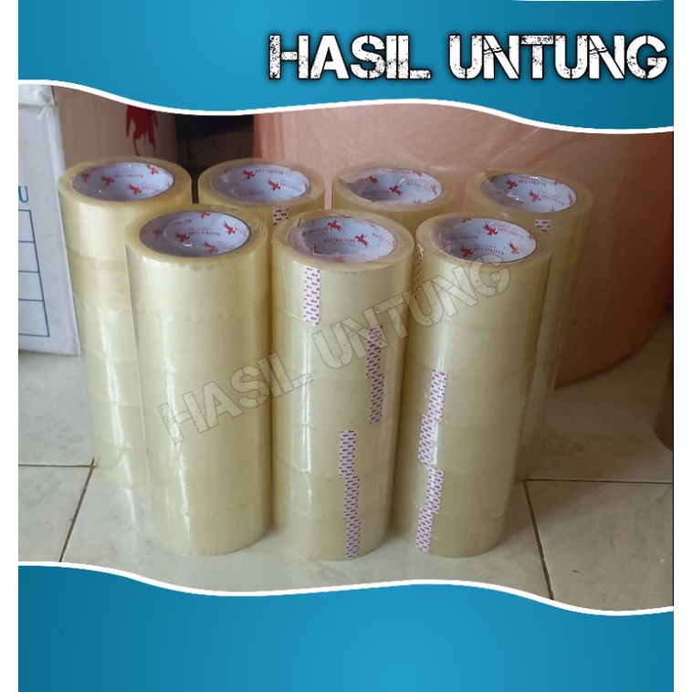 

lakban 6pcs/lakban bening/lakban/opp/solasi/lakban 2inch × 80yard full bukan bc