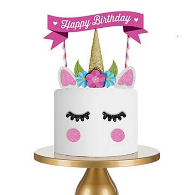 Unicorn cake topper/cake topper unicorn/unicorn birthday party/unicorn cake/hiasan cake / cake toppe