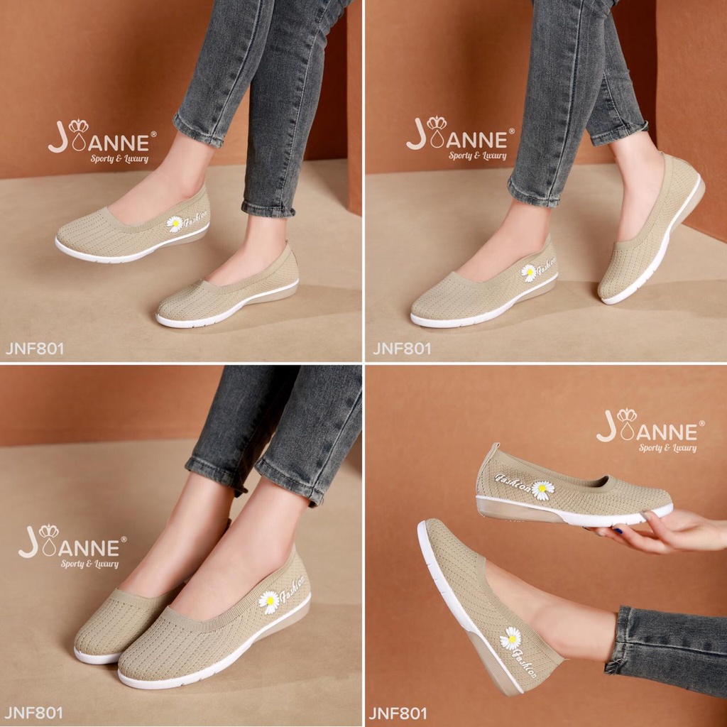 JOANNE FlyKnit Flat Shoes #JNF801 ORIGINAL