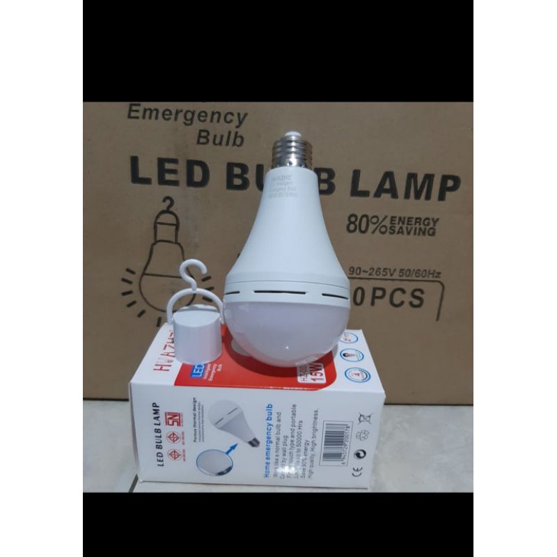 LAMPU EMERGENCY HUAZI JENIUS 15W 15WATT SUPER TERANG