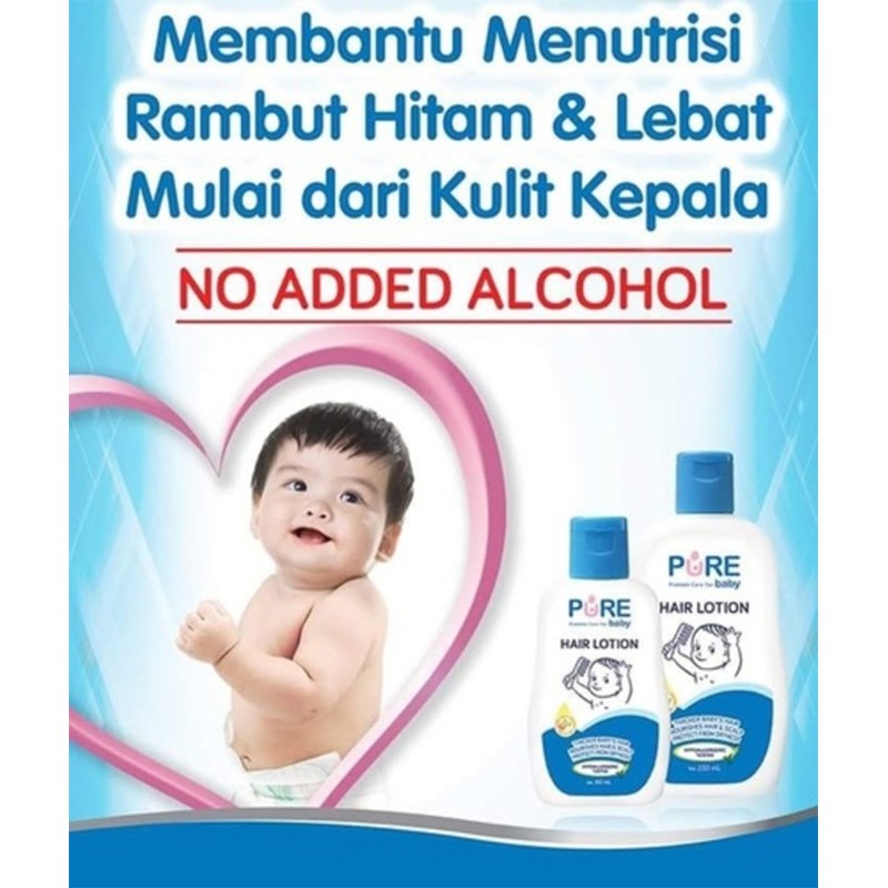 Pure Baby Hair Lotion 230ml Hair Lotion Bayi Perawatan Rambut Bayi