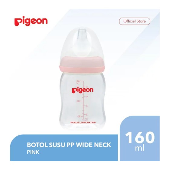 PIGEON BTL PP WN 160ML W/P-PLUS NIP