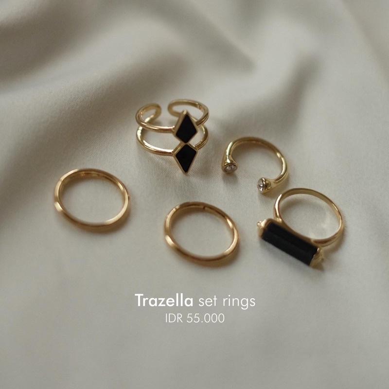 Trazella set rings