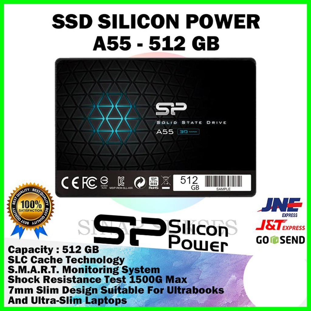 SSD Silicon Power ACE A55 512GB SATA III 2.5&quot; TLC 3D NAND flash