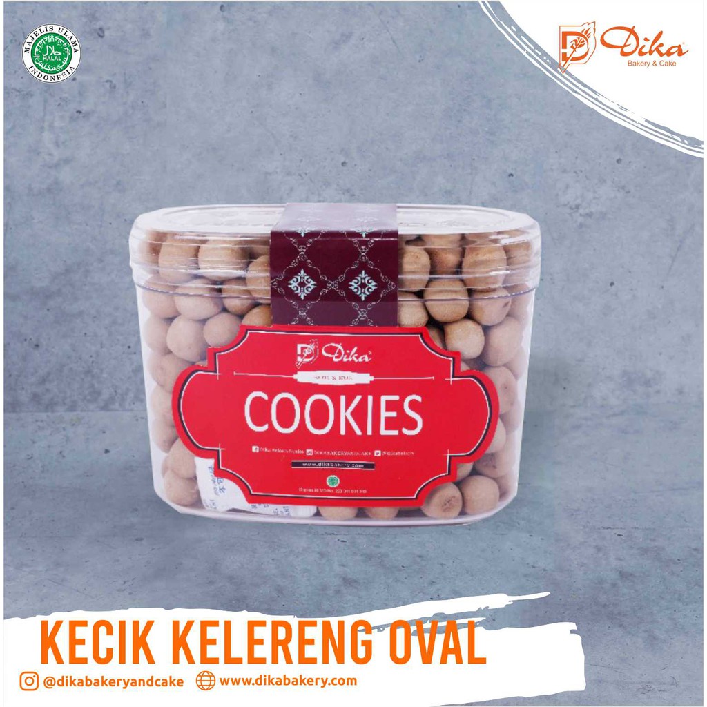 

Roti Kecik Kelereng Toples Oval Dika Bakery