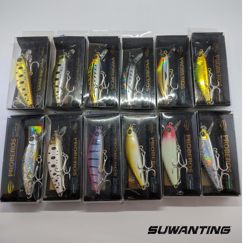 UMPAN LURE MINNOW WOBBLER 8CM 11G 4CM 3G ULTRALIGHT PROBEROS