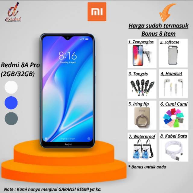 Jual Xiaomi Redmi 8a Pro 2gb32gb Indonesiashopee Indonesia