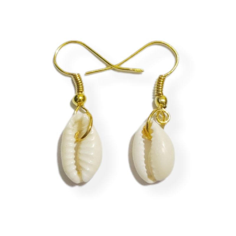 Anting Kerang Bohemian Shell Boho Style Hooks Earrings