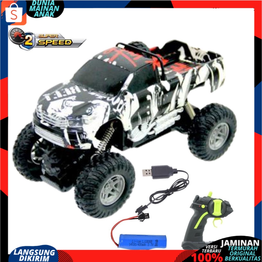 Mobil remote control Rc Drift Offroad Mobil remot jeep Rc Rock Clawler skala 1:20 TERMURAH