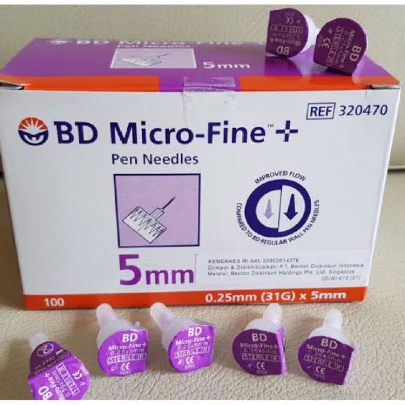 JARUM INNSULINN 31G/ 32G-pcs / jarum insulin diabetes / ULTRA FINE / micro fine