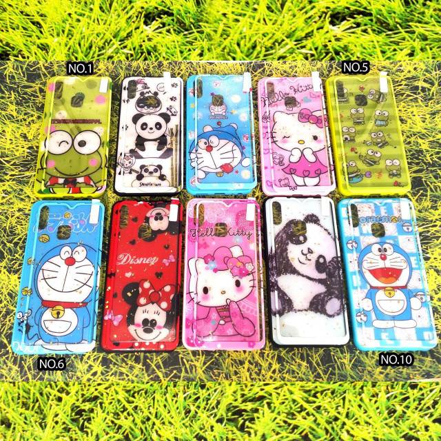 OPPO F11 CASE FUZE GLASS 360 KARAKTER FREE GLASS HARD CASE CASING KARTUN CASE OPPO F11 BIASA