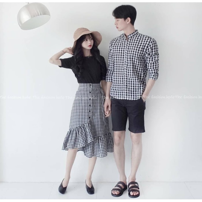 Muslim Wanita Cowok Couple Murah Baju Muslim Kekinian 2021 Modern Kapel Pesta Kondangan Elegan LOF21