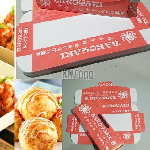 ✷ Dus Takoyaki Kemasan Takoyaki Dus Takoyaki Panjng 17 cm- Box Takoyaki ♀