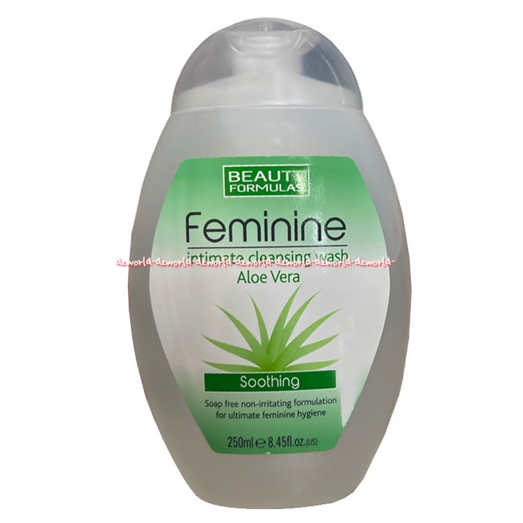 Feminine Intimate Cleansing Wash 250ml Gentle Soothing Aloe Vera Sabun Pembersih Kewanitaan Wanita Feminim Beauty Formulas 250 ml