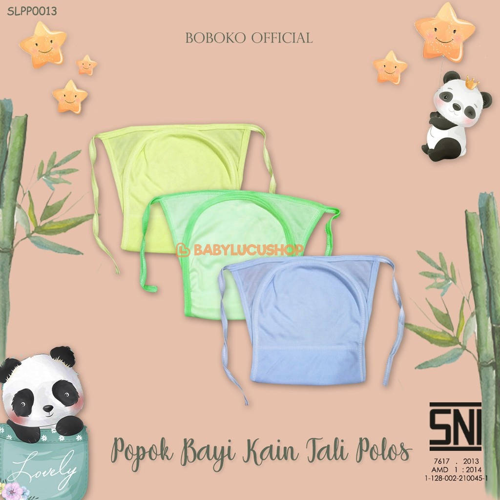 Popok Tali BOBOKO Katun Double Knit SNI l Popok Bayi (1 pcs)