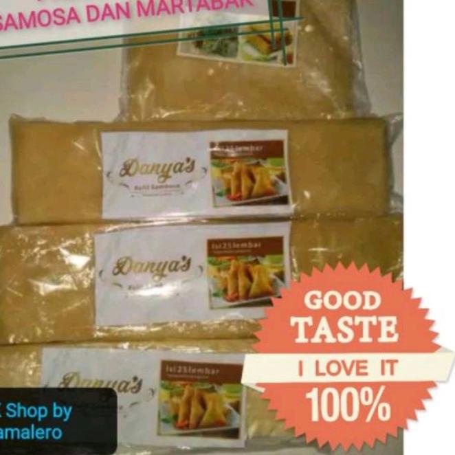 

Oke Price Kulit Samosa / Sambosa Sedang 30 cm X 7.8 cm isi 25 Lembar B0D''