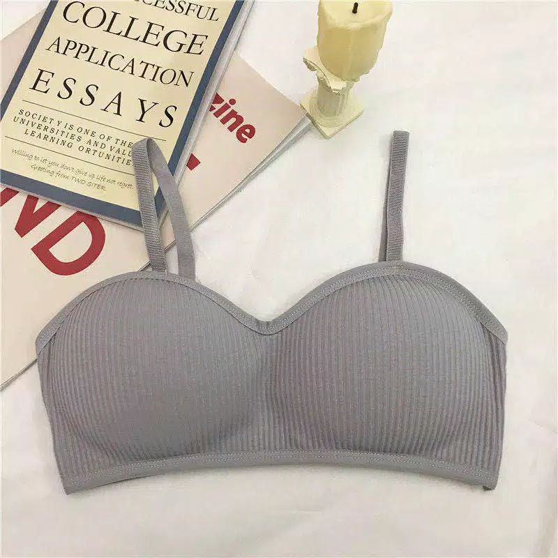 [IMPORT] BH BRA Sporty Wanita Tanpa Kawat Bahan Halus Dengan Busa BEHA bralette Push Up Elastis