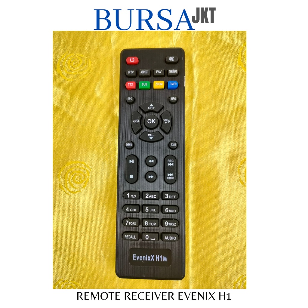 REMOTE SET TOP BOX EVENIX H1 STB DVB T2 RECEIVER PARABOLA