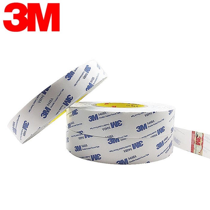 Lakban Double Side Strong Sticky Glue Tape 50 meter - ZNK9448 - White