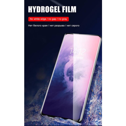 2Pcs Soft Hydrogel Film Full Screen Protector For OnePlus 7t / 7 pro / 7 / 7t pro / 6t / 6 / 5t / 5 / 8 / 8 pro / 8t / 9 / 9 pro / 9R Protective Film Not Glass