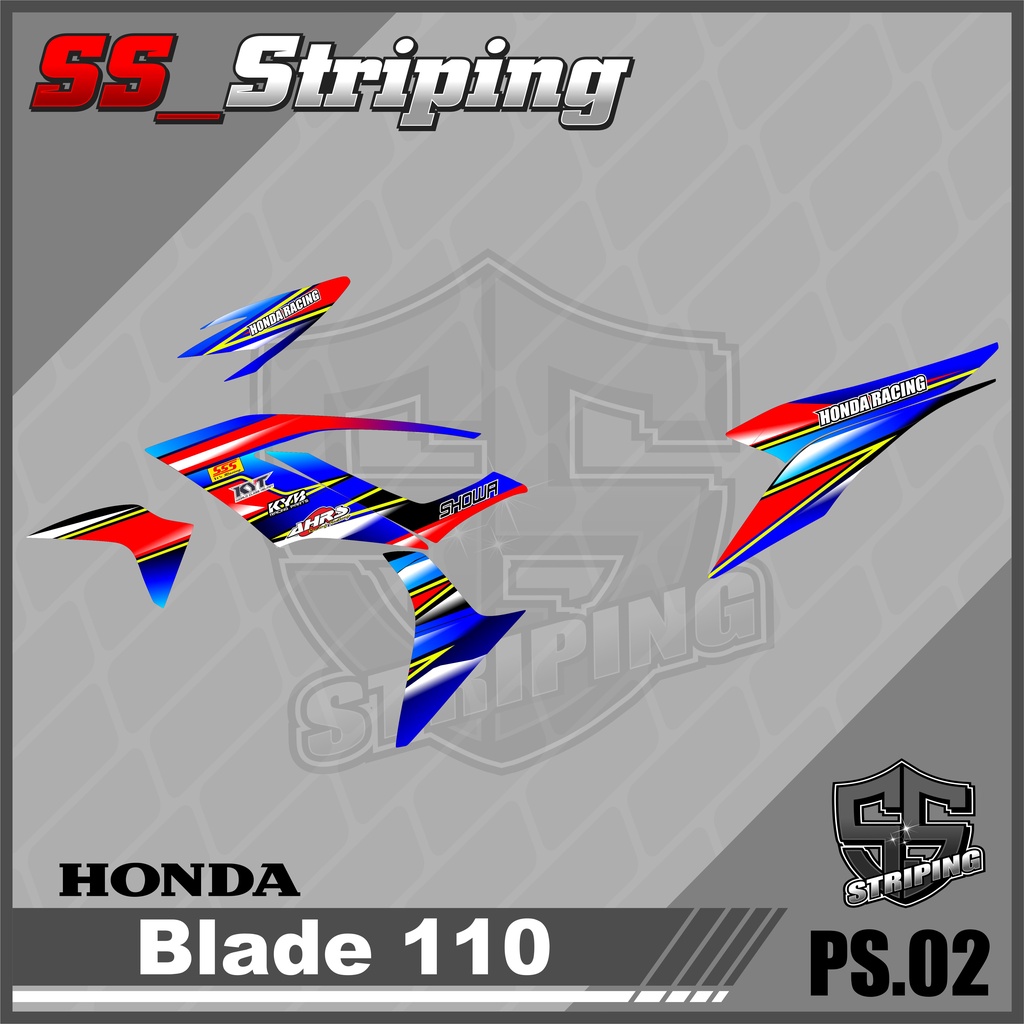 Sticker Striping List Variasi Blade 110 - Striping Blade 110. PS.002
