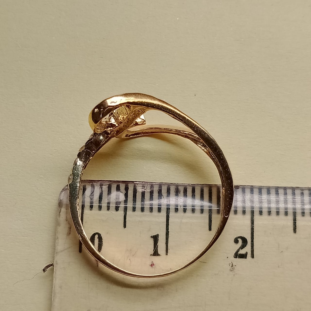 Cincin Emas 17K - 1.65 gr Kadar 750 - 411