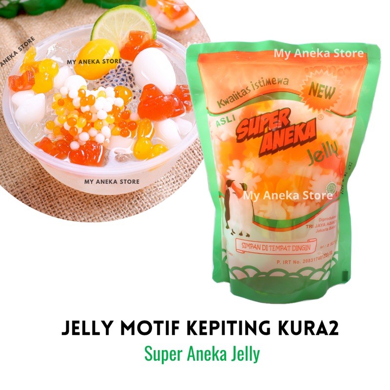 

Jelly motif Kepiting kura “Super Aneka Jelly”