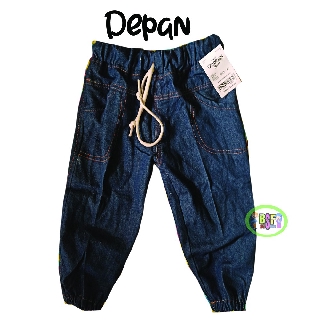  Celana  Jogger  jeans Anak  bahan denim umur 1  sampai 5 tahun  