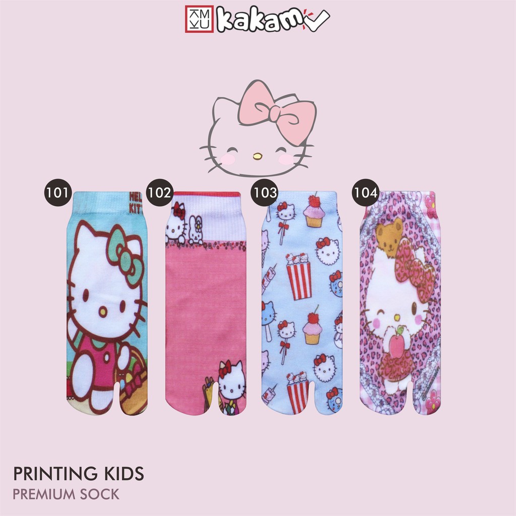 Kaos Kaki Anak Printing Karakter 6