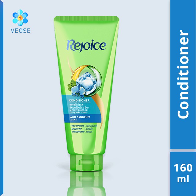 Rejoice Hijab Anti Dandruff 3-in-1 Conditioner - 160ml (Kondisioner)