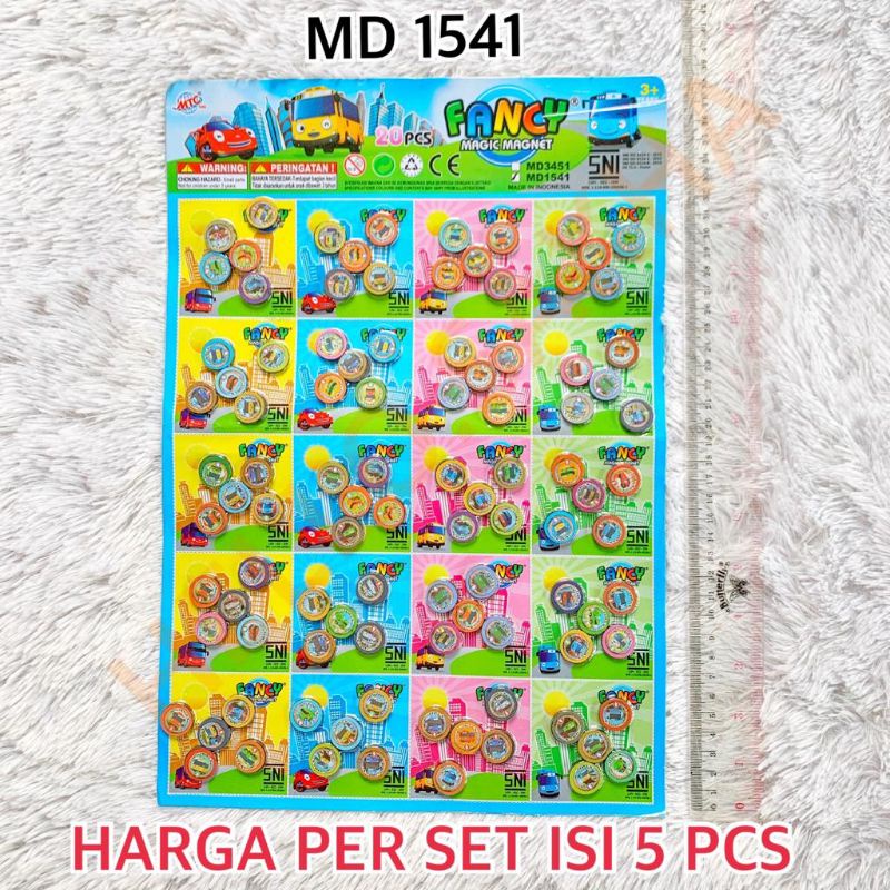 MAINAN MAGNET KANCING BULAT BENIK KECIL KECIL ISI 5 & 6 PCS