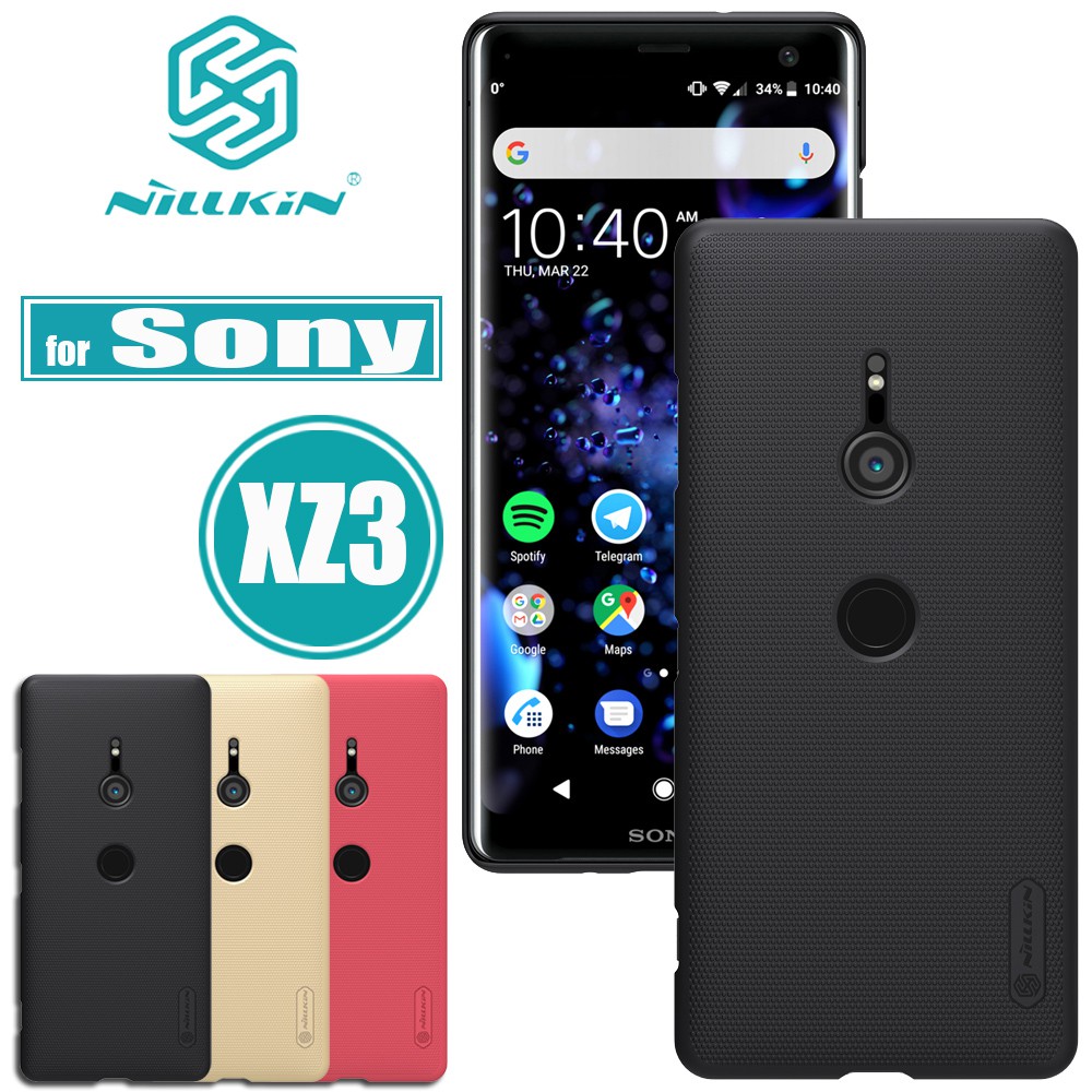 Nilkin for Sony Xperia XZ3 XZ2 Case Cover Nillkin Frosted Matte Hard Plastic Smart Phone Back