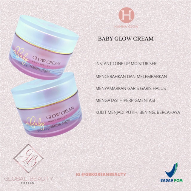 baby glowing cream