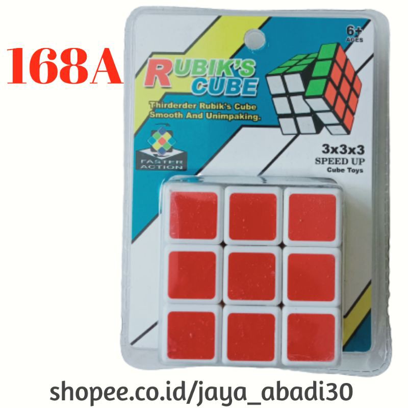 Mainan anak Rubik 3x3 MURAH bukan stiker