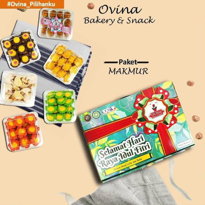 

Murah Promo Paket Kue Lebaran Ovina Makmur Isi 6 Toples Kue Kering