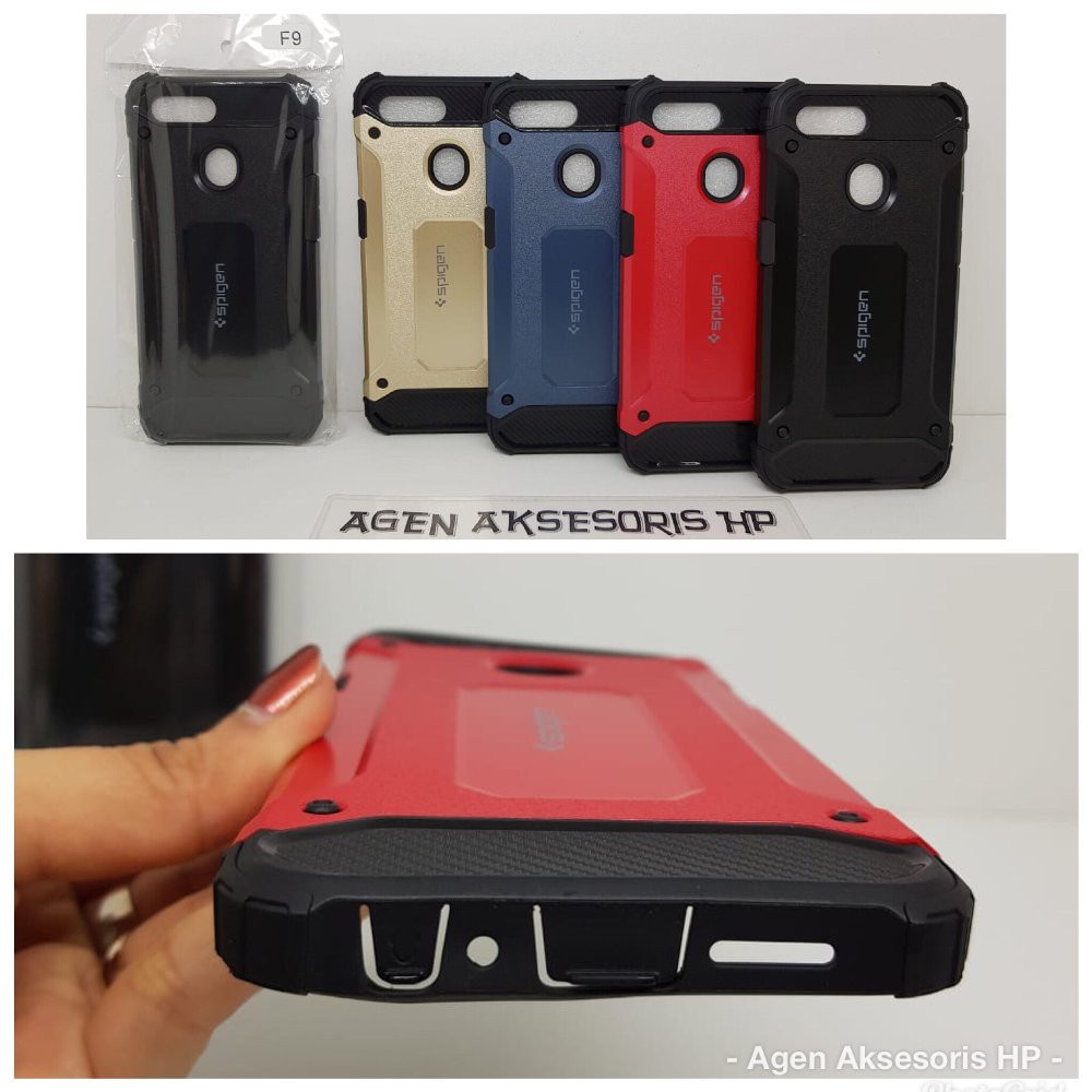 Spigen Iron Oppo F9 6.3 inchi Oppo F9 Pro Hard Case Robot Transformer