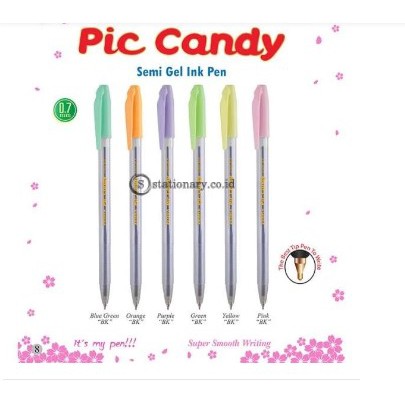 

Zebra Ballpoint Piccandy Semi Gel 0.7 Hitam