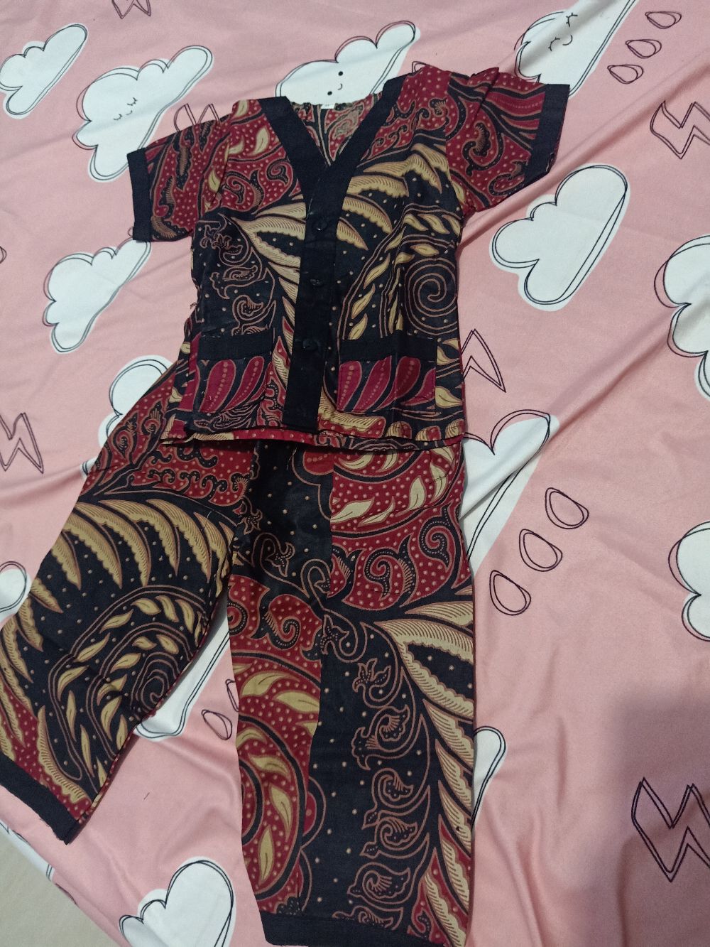 Setelan Batik Piyama Anak Balita Cewek Cowok 6bln Sampai 7 Tahun Kekinian Adem Banget